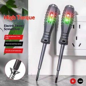 Tournevis à pointe magnétique haute luminosité à LED et couple élevé, stylo de mesure de tension pour électriciens, détection intelligente de point de rupture, OEM - Product Image 6