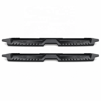 Nouvelles marchepieds latéraux fixes noirs de style Nerf Bars pour Toyota Hilux Pickup Truck, style Rock Slider