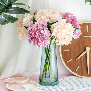 Fleurs d'hortensia artificielles en soie West Lake Butterfly, 50 cm, pour décoration intérieure et arche de mariage - Product Image 5