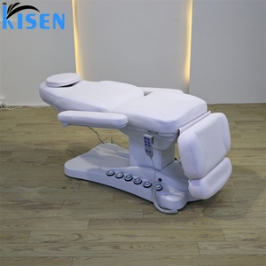 Table de massage électrique KISEN à 3 moteurs pour extensions de cils, lit de beauté pour salon de beauté, lit de soin cosmétique Guangdong - Product Image 2