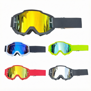 Lunettes de moto personnalisables, nouvelles, pour l'extérieur, avec monture légère en PC, verres remplaçables pour motocross, MX, BMX, dirt bike, VTT - Product Image 1