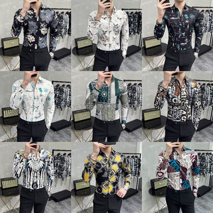 Nueva camisa de manga larga para hombre de alta calidad con diseño de estampado pícaro y de moda Tendencia de camisa informal para hombre - Product Image 6