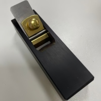Outil de menuiserie pour le façonnage et le chanfreinage du bois, pour menuisiers et bricolage, outil manuel en bois d'ébène noir pour arche intérieure, modèle Light Planer-3