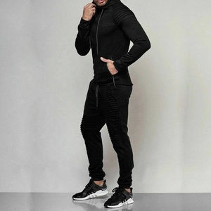 Survêtement en molleton deux pièces pour homme, nouveaux coloris, sweat-shirt - Product Image 2