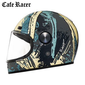Faseed V6 Cafe Racer Adventure Casques de <span class=keywords><strong>moto</strong></span> Intégral ABS Fibre de verre Style vintage ECE DOT Approuvé pour <span class=keywords><strong>Harley</strong></span> Riding - Product Image 3