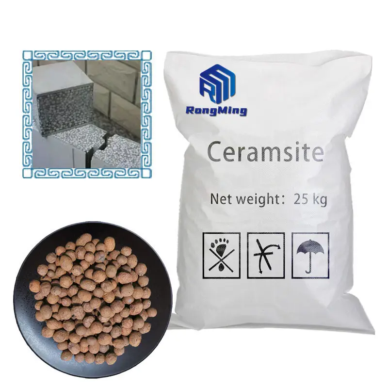 Succulent Breathable Soilless Cultivation Substrates Water-Resistant ceramsite for Hydroponic Plants Garden Supplies