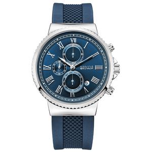 นาฬิกาข้อมือผู้ชายแบรนด์หรู <span class=keywords><strong>Baogela</strong></span> 1708 สายซิลิโคน กันน้ำ โครโนกราฟ ปฏิทิน นาฬิกาควอตซ์สำหรับเล่นกีฬา - Product Image 1