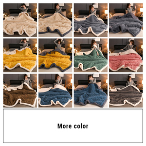 Tùy Chỉnh Ấm Tuff Jacquard Sherpa Mềm Chăn Lông Cừu Sang Trọng Ném Chăn Sherpa Giường Chăn - Product Image 2