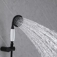 Laiton Salle De Bains Robinet De Douche Pluie Pommeau De Douche Mélangeur Robinets Chrome-Fini Hôtels Équipement Ensemble De Douche