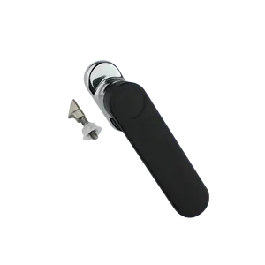 SK1-9006 karet hitam dibungkus baja nirkarat 304 pegangan kunci kait untuk pengukus combi