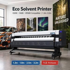 เครื่องพิมพ์อิงค์เจ็ทแบบ Eco Solvent ขนาด 51 72 98 126 นิ้ว หัวพิมพ์เดี่ยว/คู่ แบบม้วนต่อม้วน สำหรับพิมพ์ป้ายไวนิล พิมพ์สติ๊กเกอร์ติดรถยนต์ พิมพ์วัสดุห่อหุ้มรถยนต์ - Product Image 1