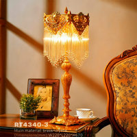 Lampe de table en laiton antique française, abat-jour en tissu, bronze, chérubin doré, éclairage de chevet pour hall d'hôtel