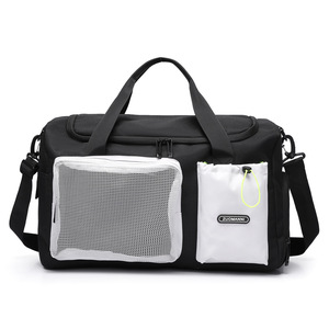 New Fashion Large Capacity Designer Custom Logo Luggage Bag Dry Wet Separation Travel Duffel Bag Sports Gym Bag - Product Image 1