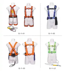 Working Anti-falling Safety Belt D Ring Adjustable Full Body Safety Harness Safety Belt