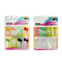 Prix d'usine – Étui de téléphone imprimé, pochette plate en plastique recyclé avec trou de suspension, accessoires, câble de données USB, chargeur, sac Mylar refermable