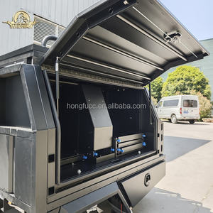 Capot de benne de camion intelligent sur mesure haut de gamme pour Dodge Ram 1500 2500 3500 Big Horn, 6'4, en métal, coque de camping, auvent en aluminium - Product Image 3