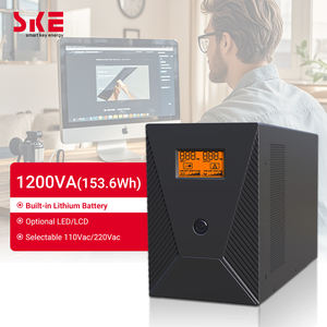 SKE 무정전 전원 공급 장치 제조업체 LCD/LED 디스플레이 오프라인 <span class=keywords><strong>UPS</strong></span> 1200VA 720W 리튬인산철 배터리 150Wh 맞춤형 - Product Image 1