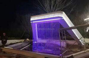 Recommandation du <span class=keywords><strong>magasin</strong></span> Fontaine cascade numérique Rideau d'eau mural Rideau d'eau graphique Fontaine - Product Image 6