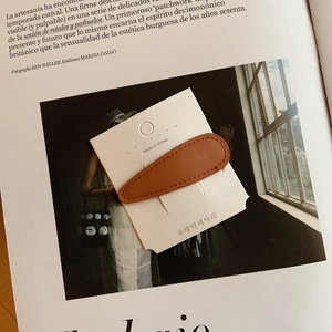 กิ๊บติดผมหนังเทียมสไตล์ฝรั่งเศสสำหรับผู้หญิง กิ๊บหนีบผมสำหรับเด็กผู้หญิง - Product Image 4