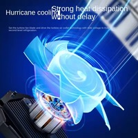 Ventilateur de refroidissement portable RGB pour téléphone portable, radiateur de jeu pour téléphone, refroidissement par semi-conducteurs