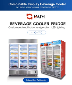 Duy nhất-nhiệt độ nước giải khát tủ lạnh LED ánh sáng trực tiếp uống Cooler Glass cửa thẳng đứng hiển thị tủ lạnh cho mua sắm - Product Image 2