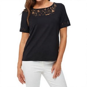 T-shirt Femme Slim Fit Personnalisé avec Logo Imprimé Streetwear Coton Mode Fournisseur d'Usine Services OEM Vente en Gros - Product Image 1