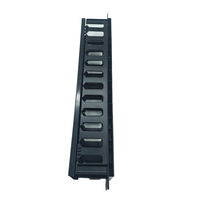 Panneau de gestion de câbles ABS 1U 2U 19 pouces, organisateur de câbles horizontal pour armoire réseau, gestion de câbles en plastique 1U de qualité supérieure