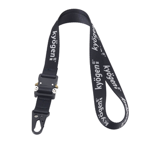 25mm Heavy Duty Tactical Nylon Lanyard with Rollercoaster Buckle Carabiner HK Clip Hook for Keys Camera & Other Essentials