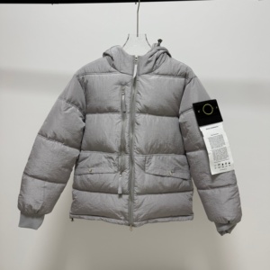 Unisex Hooded Cotton Padded Jacket Arm Buckle Tag Windproof Quilted <b>Coat</b> Multi Color Winter Street Outerwear - Product Image 4