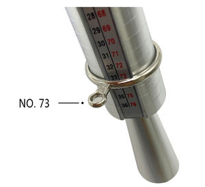 Juego de herramientas de medición de anillo de acero calibrador de anillo con calibrador de dedo herramientas de calibrador de anillo de Mandril para medición de tamaño de joyería EE. UU. Reino Unido UE - Product Image 5