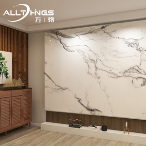 Cao bóng lớp phủ PVC tấm đá cẩm thạch UV nhựa đá cẩm thạch tường Hội Đồng Quản trị không thấm nước tường bảng UV tấm đá cẩm thạch - Product Image 6