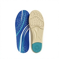 Semelles orthopédiques confortables avec soutien de la voûte plantaire pour pieds plats et soulagement des épines calcanéennes, inserts de chaussures en PU/Gel écologiques, doux et lavables