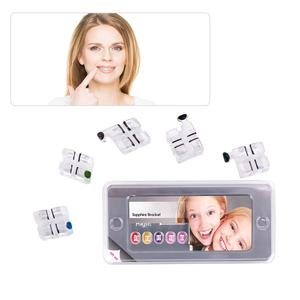 <span class=keywords><strong>Brackets</strong></span> de <span class=keywords><strong>Ortodoncia</strong></span> Mini Roth de Zafiro Monocristalino Transparente, los Más Populares - Product Image 2