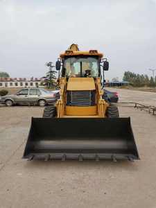 Tractores usados Japón usado cargadores máquina Caterpillar 428F para la venta de buena calidad en Shanghai China - Product Image 2