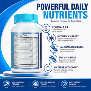 Nouveauté Shecome Complément Multivitaminé Complet pour Hommes Soutient la Santé Immunitaire Supplément Multivitaminé pour Hommes - Product Image 5
