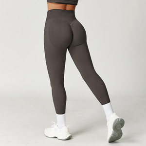 Leggings Yoga Senza Cuciture con Effetto Push-Up per Donna, <span class=keywords><strong>Pantaloni</strong></span> Sportivi ad Asciugatura Rapida per Corsa e <span class=keywords><strong>Fitness</strong></span> - Product Image 3