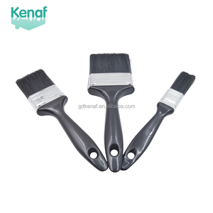 Kenaf largement utilisé virole en acier brillant de qualité manche de pinceau noir <span class=keywords><strong>vernis</strong></span>/laque pinceaux fins en gros - Product Image 4