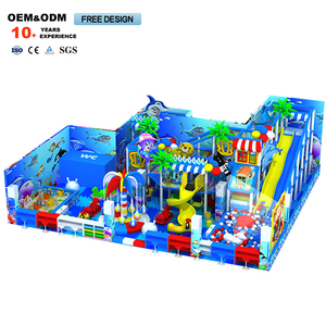 Aire de jeux intérieure personnalisable pour enfants avec piscine à balles océaniques - Product Image 3