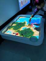 Jeu de parc d'attractions pour enfants, Table de sable AR éducative, bac à sable interactif, jeux de projecteur interactif