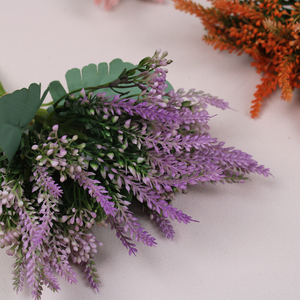 Flores Artificiales de Lavanda de Plástico Hechas a Mano Estilo Coreano, Realistas, para Decoración del Hogar, Mesa de Comedor, Mesa de Café, Ramo, China - Product Image 2