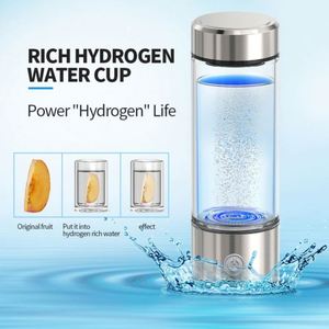 Bouteille d'eau hydrogénée avec logo personnalisé, technologie SPE PEM, générateur d'eau riche en hydrogène portable, tasse à hydrogène riche en H2 - Product Image 4