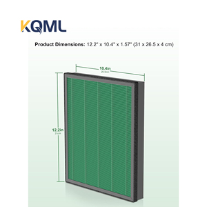 KQML ชุดกรองทดแทนสำหรับเครื่องฟอก<span class=keywords><strong>อากาศ</strong></span>โคเวย์ แอร์เมก้า 300/300S H13 HEPA คาร์บอนกัมมันต์ MAX2 การกรอง 3 ขั้นตอน 0.3um - Product Image 2