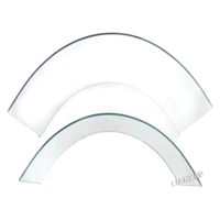 Vidrio Templado Curvo Industrial de Alta Calidad para Fachadas de Edificios/Puertas de Ducha para Uso en Baños de Hoteles, Certificado SGCC/IGCC/CE, Moderno