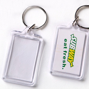 Verkoop Fabrikant Spot Lege Foto Acryl Fotolijst Sleutelhanger Hanger Custom Drop Verzending TP-22119 - Product Image 5