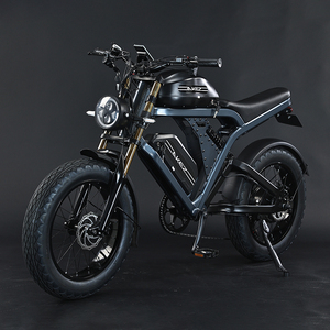 Vélo électrique à pneus larges de 20 pouces, cadre en aluminium, double batterie, 1500W, puissant, frein hydraulique, stock USA, contrôleur d'accélération KINGKONG, vélo électrique KINGK - Product Image 3