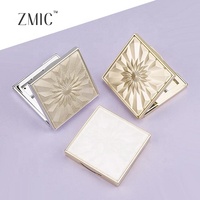 Emballage de luxe pour fards à paupières, contenants cosmétiques, palette de maquillage vide à 9 compartiments, magnétique, or ou argent