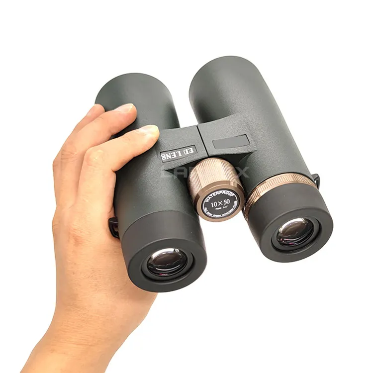 Impermeabile ottico FMC esterno ED ad alta potenza tetto potente 12x50 telescopio binocolo per concerto campeggio Bird Watching