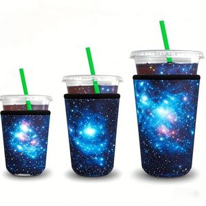 Paquete de 3 Fundas Reutilizables Personalizadas para Café Helado, Funda Aislante para Bebidas Frías, Portavasos de Neopreno para Café, Helado, Té con Leche - Product Image 3