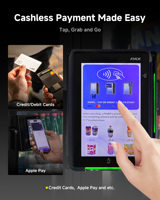 Distributeur automatique de boissons AI 300-600 pièces, 4G/WiFi, surveillance à distance, SDK, TPV, paiement multi-mode, HAHA 440 Plus Noir