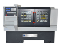 Tour à métaux CNC 3 axes haute précision CK6140A pour travaux lourds